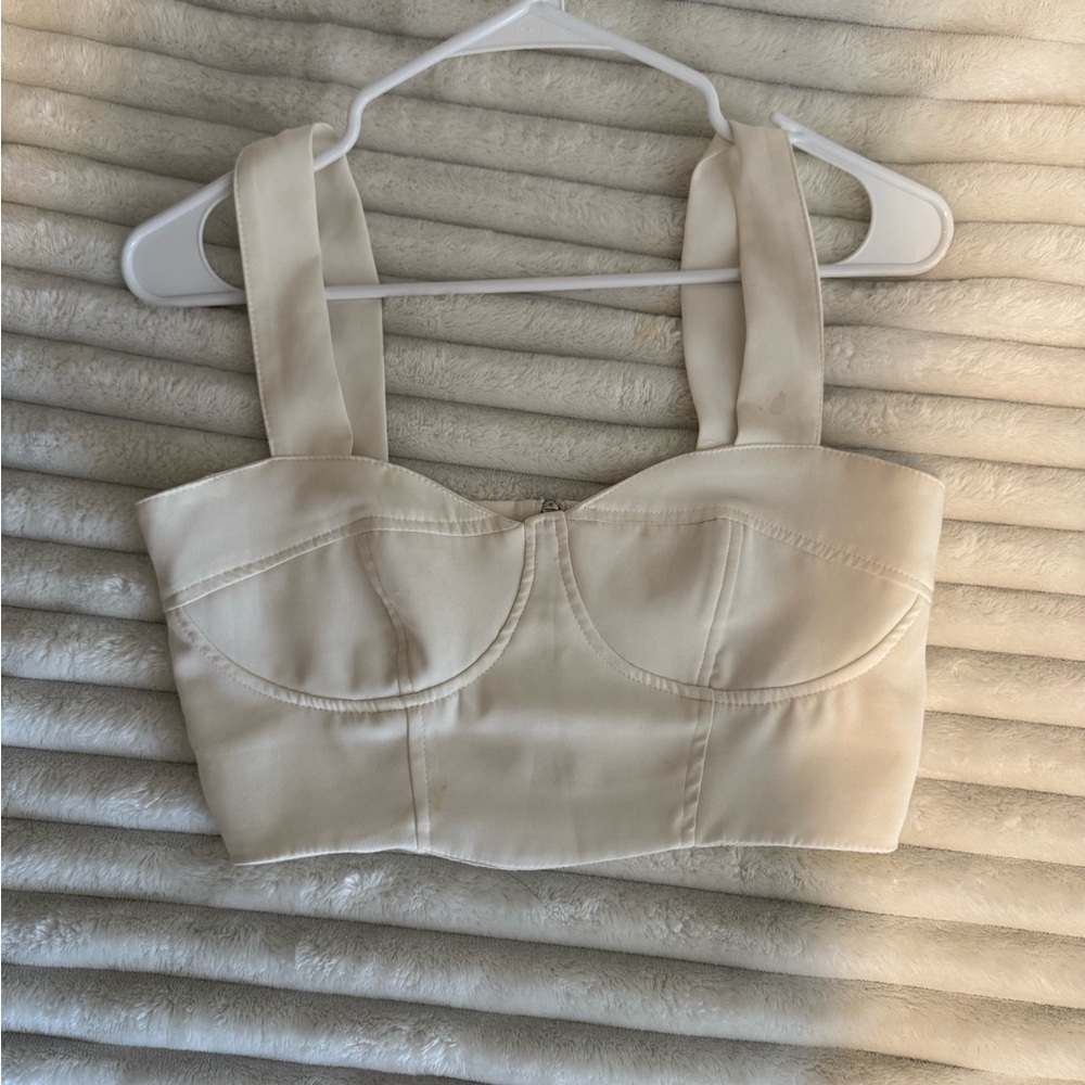 Elegant Cream Women's Top
